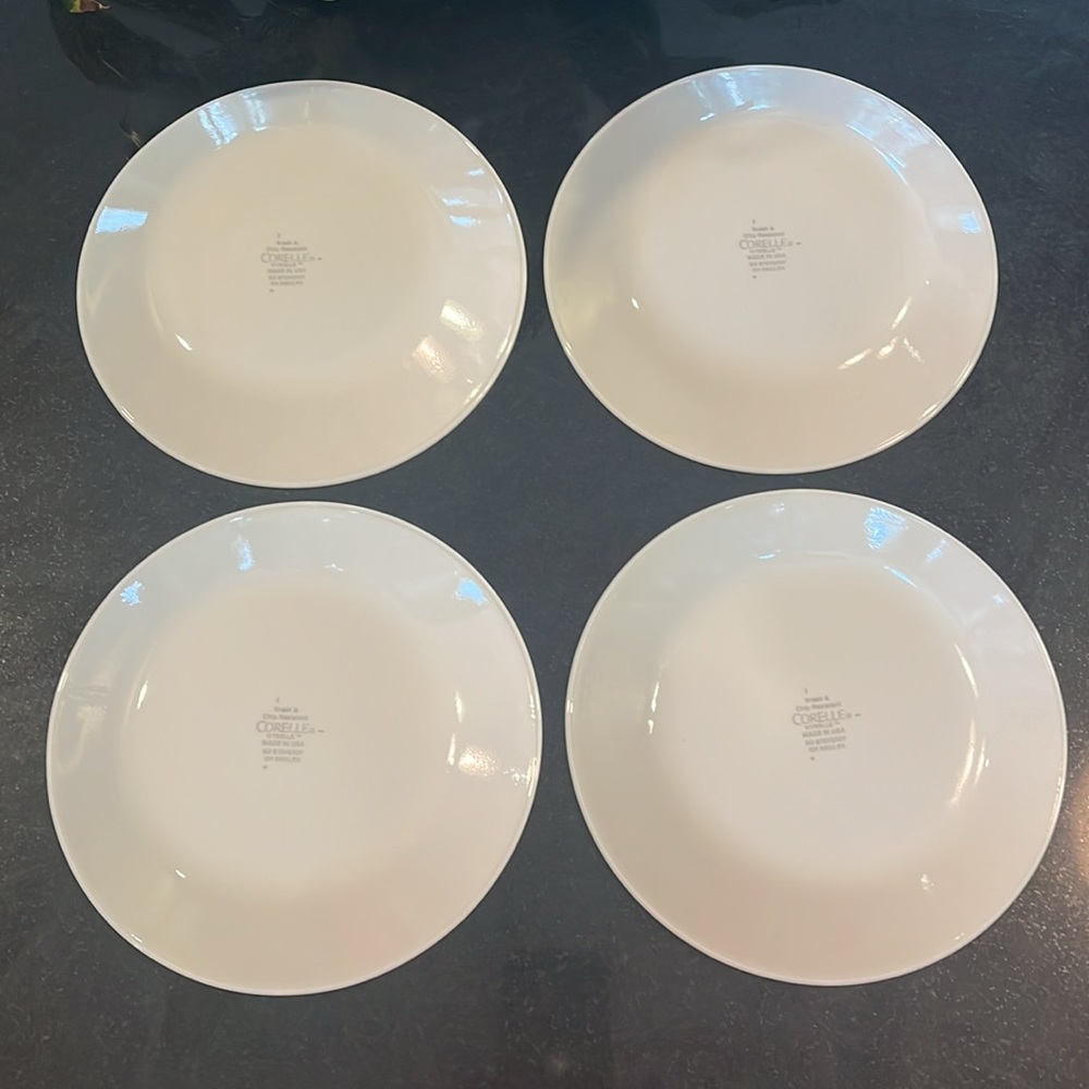 Bread & Butter Plate "Spring Pink" (Corelle) by CORNING - Set of 4 - Picture 3 of 4